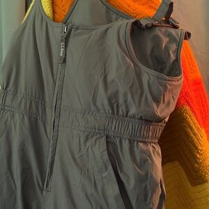 LL Bean boys ski bib